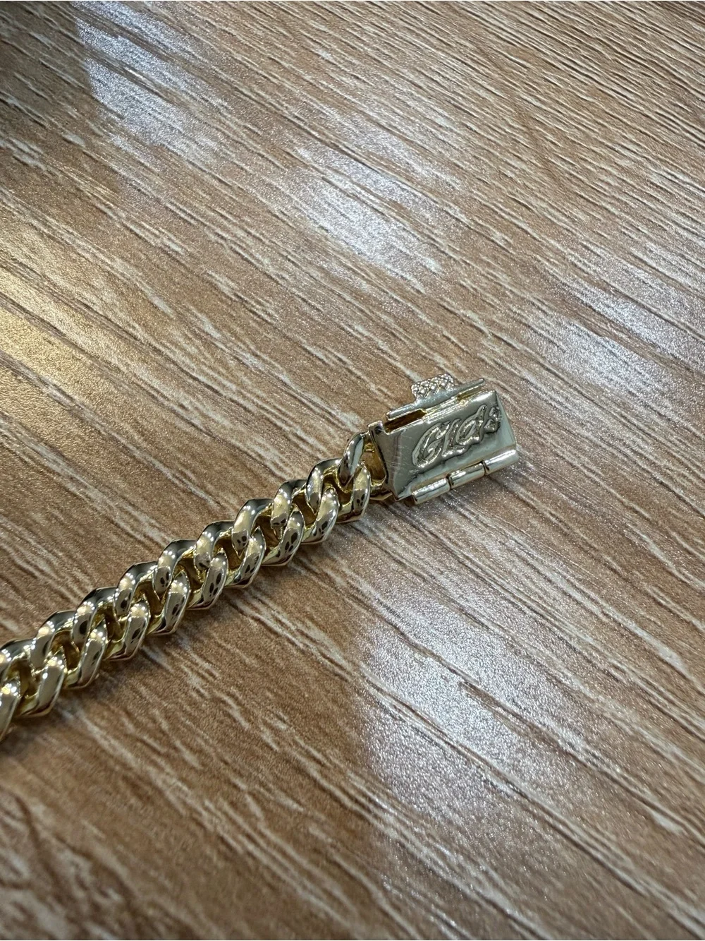 GLD | Micro Diamond Prong Cuban Bracelet (6”)